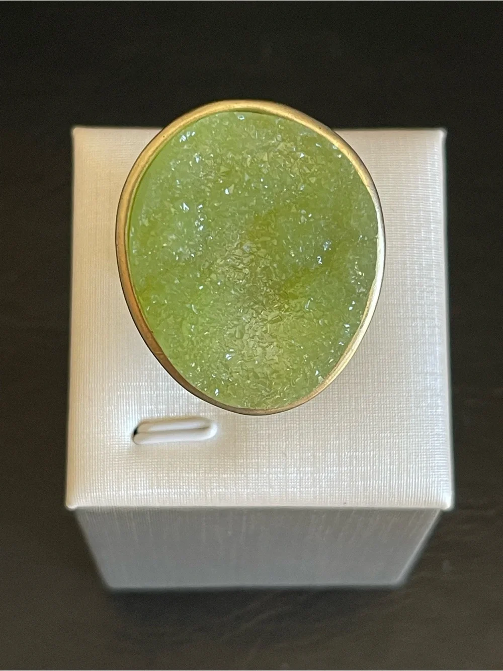 N/A seafoam druzy
